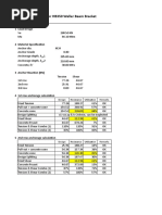 Waller Beam Bracket Calculation Summary