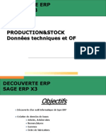 PRODUCTION and STOCK Donnees Techniques PDF