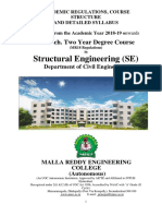 MR18 Structural Syllabus Syllabus