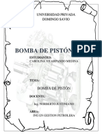 Informe Bombas de Piston