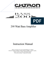 Bass200 Manual