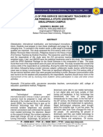 21st Century Skills of Pre-Service Secondary Teachers - Dr. Eugenio S. Magno