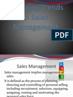 Emerging Trends of Sales Management