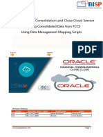 Oracle FCCS Data Export Using Data Management