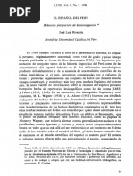 El Español en El Perú - José Luis Rivarola