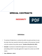 Unit 1 - Indemnity