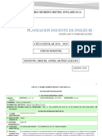 Planeacion - Ingles Iii - 2019 - Nme