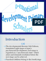 Socio Enotional Development of Primary Schoolers