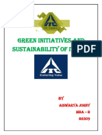 Green Initiatives and Sustainability of Itc LTD New