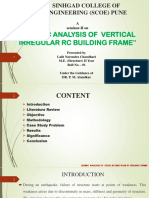 Seismic Behaviour of Irregular Structure