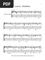 Leaves (Chorus) - Ben&Ben PDF