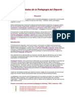 Particularidades de La Pedagogia Del Deporte