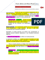 Muerte Presunta y Conmoriencia PDF