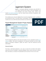 Payroll Management System PDF