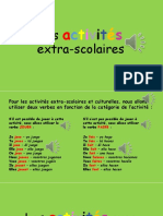 Les Activités Extra-Scolaires