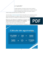 Cómo Se Calcula El Aguinaldo