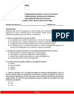 Examen Del Diplomado de Titulacion Nut