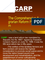 The Comprehensive A Grarian Reform Progra M