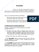 UNIT II DISPENSING PROCESS Prescription28229