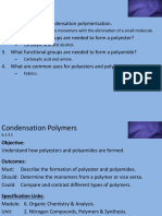 Condensation Polymers