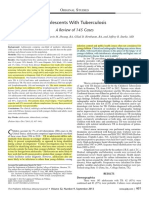 Adolescents With Tuberculosis-A Review of 145 Cases, 2016