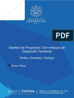 Gestion de Proyectos Con Enfoque Territorial