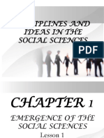 Lesson 1-Defining Social Sciences As The Study of Society