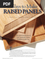 Raised Panels Three Ways