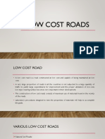 Low Cost Roads