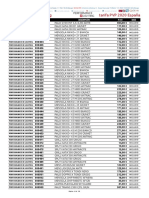 Pil España Tarifa PVP 2020