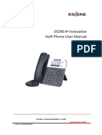 Manual Teléfono IP ES-290-PN PDF