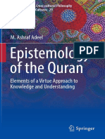 M. Ashraf Adeel - Epistemology of The Quran - Elements of A Virtue Approach To Knowledge and Understanding-Springer Internati PDF