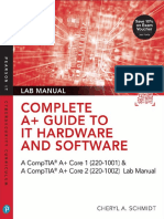 Pearson - Complete A+ Guide To IT Hardware & Software (Exams 220-1001 & 220-1002) Lab Manual