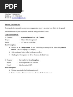 Lakshmi Resume