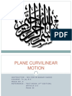 Lec 6-13 Plane Curvilinear Motion