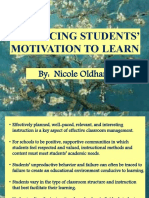 Enhancing Students' Motivation To Learn