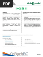 Guía de Estudio Tercer Parcial Inglés III PDF