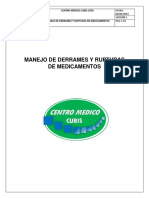 Manejo de Derrames y Rupturas de Medicamentos