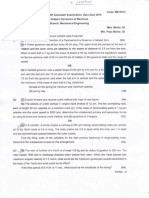 Dynamics of Machines Qpaper Nov-Dec 2010 Nit Raipur Mech 5th Sem