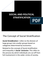 Social and Political Stratification