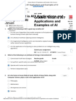 Graded - What Is AI - Applications and Examples of AI - Coursera