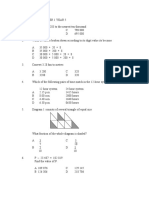 Mathematics Paper 1 Year 5