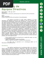 BELBIN - Coaching de Equipos Directivos