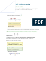 Fracciones en La Recta Numérica