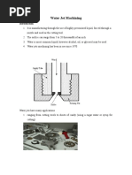 Water Jet Machining Lecture Notes