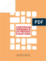 La Participación Ciudadana en Los Procesos de Hacer Ciudad