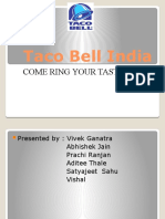 Taco Bell India: Come Ring Your Taste Bells