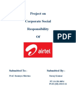 Project On Airtel CSR