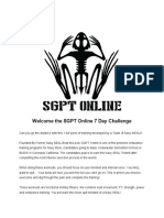 7 Day Training Plan PDF