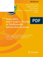 (IFIP Advances in Information and Communication Technology 425) Yves Rybarczyk, Tiago Cardoso, João Rosas, Luis M. Camarinha-Matos (eds.) - Innovative and Creative Developments in Multimodal Interacti.pdf